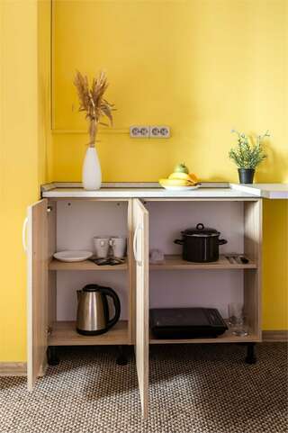 Гостиница Гостиница Федорова Москва Двухместный номер с 2 раздельными или одной общей кроватью с кухней-2